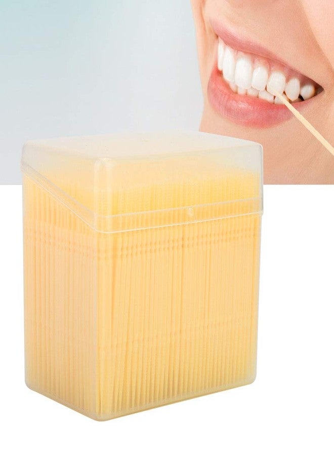 Zetiling Double-Head Toothpick, 1100pcs Teeth Cleaning Toothpicks Tooth Care Tool Portable (#1) - Image 1