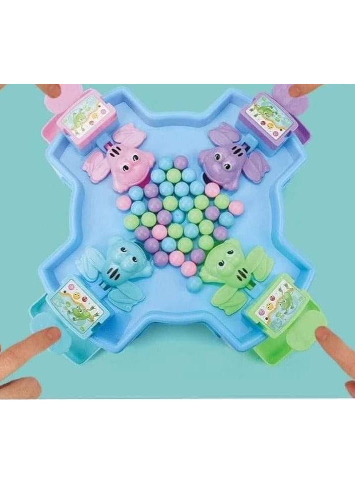 لعبة الضفدع الجائع المستوردة 🐸 بحجم كبير ومناسبة لـ 4 لاعبين! لعبة عائلية ممتعة تعتمد على التنافس في جمع أكبر عدد من الكرات. مثالية للترفيه وقضاء وقت ممتع مع الأسرة! - Image 1