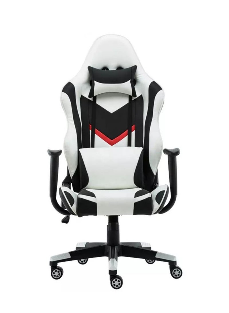 EMZJ Racing Style PC Computer E-Sports Gaming Chair for Game Office Students Ergonomic Recliner Back Support  - Image 1