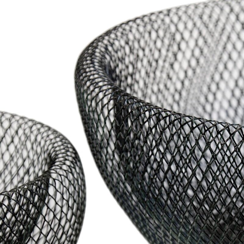 Pritama Round Storage Baskets and Vegetable Holder Hot Mesh Decorative Basket Metal Candy Dish Stand for Kitchen Counter Dining Room Table Office Steel Drain Fruit Bowl - Image 3