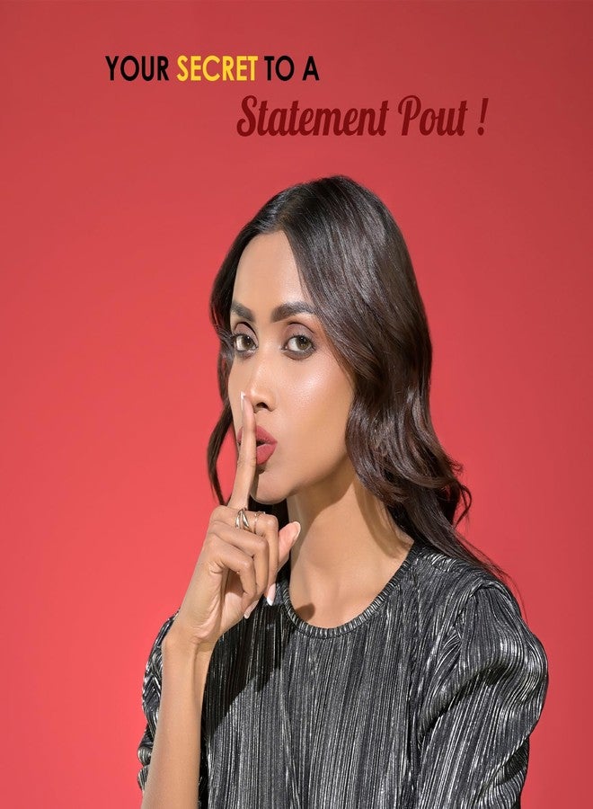Glam 21 Glam21 Lip Seduction Non- Transfer Crayon Lipstick up to 12 Hours Stay | Lightweight & Longlasting|Creamy Matte | Smudge Proof - 3.6gm|Purple Mousse|12 - Image 5