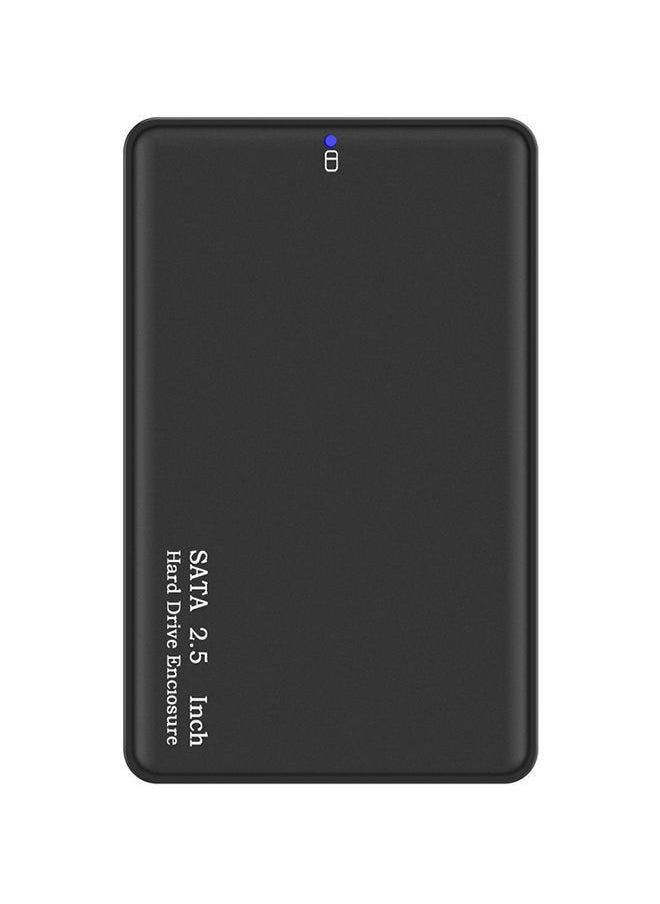 نيبمينينت علبة محرك أقراص ثابتة خارجي لمحرك صلبة/ SSD ساتا مزود بمنفذ USB أسود 