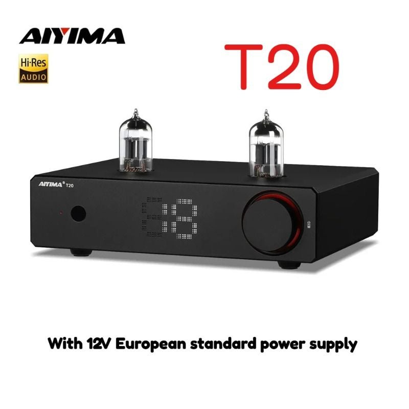 Aiyima T20 Fully Balanced Hi-End Tube Preamplifier, 12V EU - Image 1