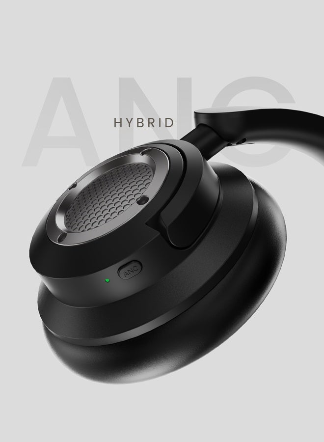 HiFuture FutureTour X Wireless Over-Ear Headphones with 40mm Drivers, Active Noise Cancellation, 35H Playtime, Bluetooth 5.4, ENC Mics, Foldable Design, Fast Charging - Image 2