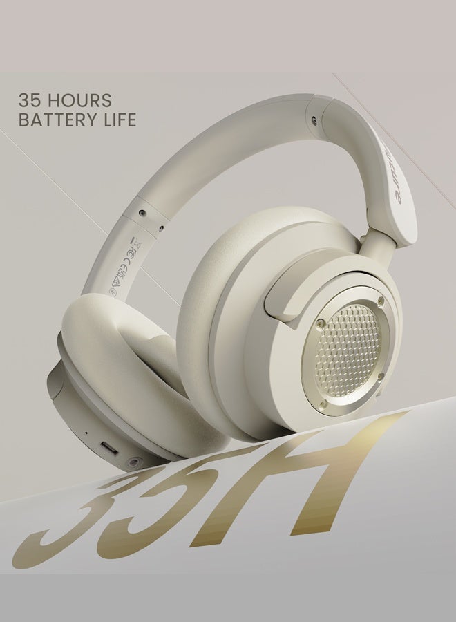 HiFuture FutureTour X Wireless Over-Ear Headphones with 40mm Drivers, Active Noise Cancellation, 35H Playtime, Bluetooth 5.4, ENC Mics, Foldable Design, Fast Charging - Image 3