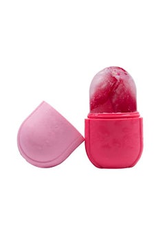 iMeasy Ice Roller for Face and Eye Ice Face RollerFacial Beauty Ice Roller Skin Care Tools Ice Facial Cube Gua Sha Face Massage Silicone Ice Mold for Face Beauty Pink 