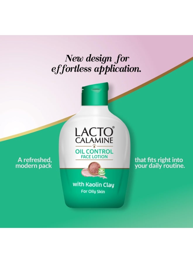 Lacto Calamine Face Lotion | 60 ml | Daily Moisturizer For Face - Combination To Normal Skin | Kaolin Clay & Aloe Vera | Abosrbs Excess Oil | Fights Pimples, Darkspots & Blackheads | Body Lotion - Image 3