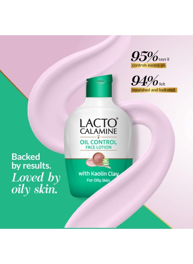 Lacto Calamine Face Lotion | 60 ml | Daily Moisturizer For Face - Combination To Normal Skin | Kaolin Clay & Aloe Vera | Abosrbs Excess Oil | Fights Pimples, Darkspots & Blackheads | Body Lotion - Image 4