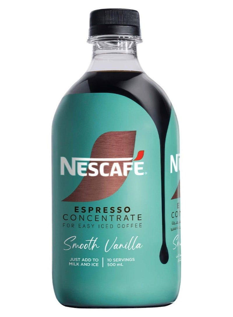 Nescafe Espresso Concentrate Smooth Vanilla Coffee 500ml Single - Image 1