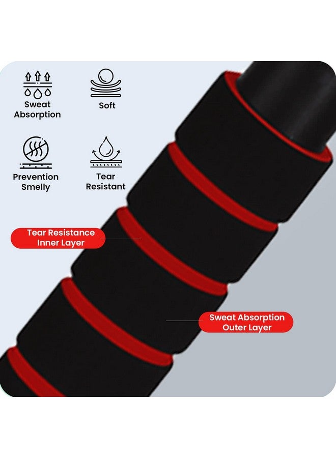 بولد فيت قضبان سحب Boldfit للتمرين المنزلي، قضيب سحب للذقن، ملحقات الصالة الرياضية للرجال، قضيب تعليق قابل للتعديل عند الباب (62-100 سم)، قبضة مضادة للانزلاق، قضيب تمارين القوة، قضيب سحب أحمر، أقصى وزن 100 كجم - Image 2