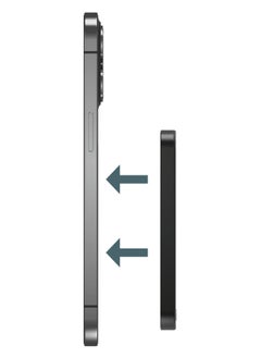 Momax Momax Q.Mag X 5000 mAh Magnetic Wireless Battery Pack USB-C Up to 15W PD output - Black  - Image 4