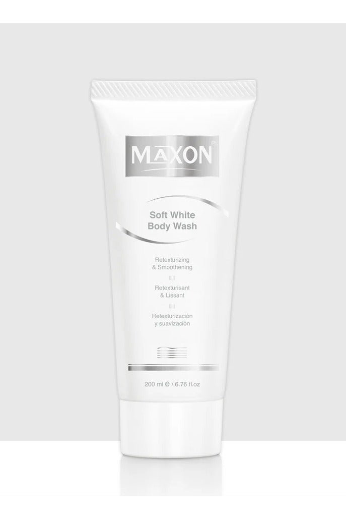 MAX-ON Soft White Body Wash â Gentle Skin Lightening Cleanser for All Skin Types | 200ml - Image 1