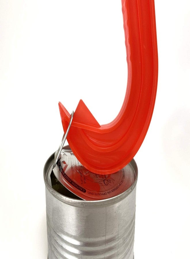 ALAZCO 1 Easy Manual Can Opener Ring Pull Tab Puller Easy Access Can Opener Protects Nails Seniors Arthritis Hands Helper Safety Pet Food Beans Soup Can Just Hook & Pull The Tab Random Color - Image 5