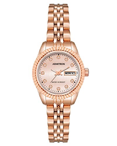 Armitron Womens Genuine Crystal Accented Bracelet Watch 752475 - Image 1