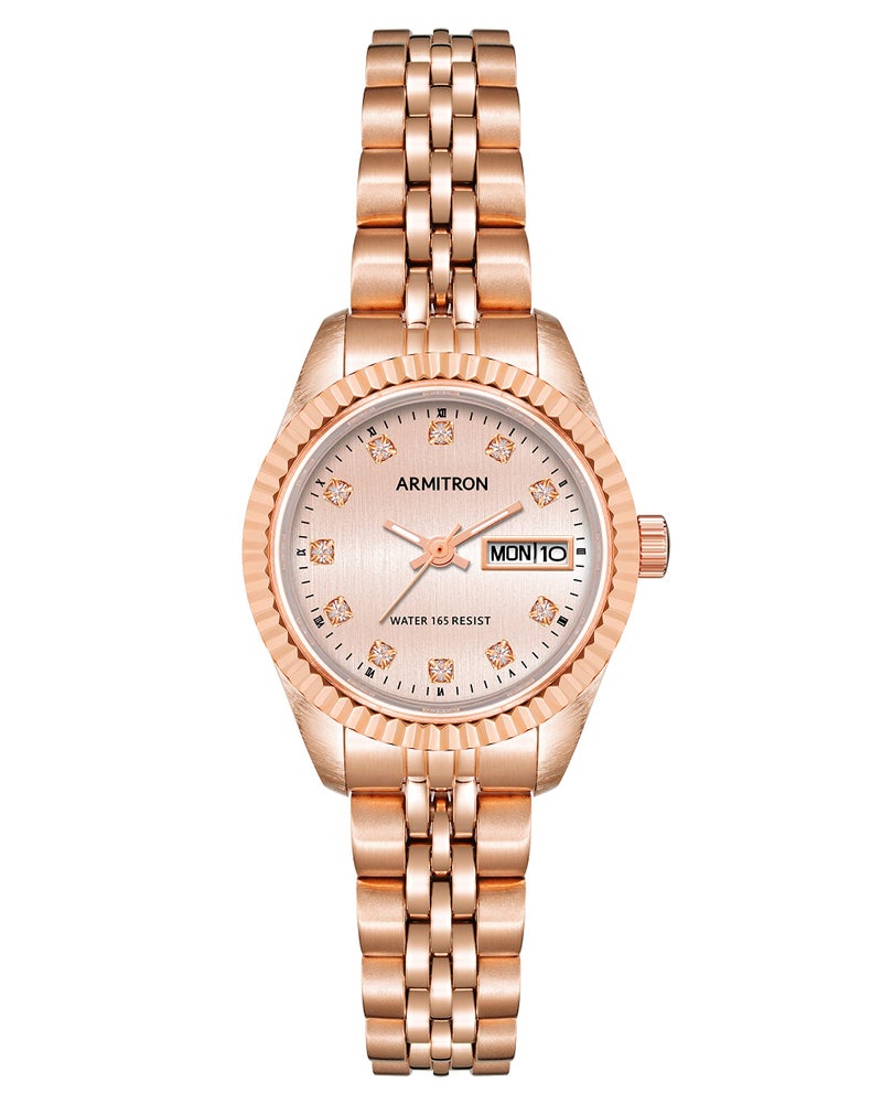 Armitron Womens Genuine Crystal Accented Bracelet Watch 752475 - Image 2