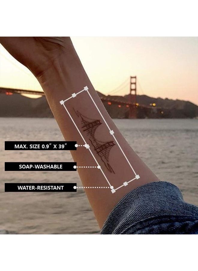 PRINKER. COLOR YOUR WAY - Prinker S Temporary Tattoo Device Package for Your Instant Custom Tattoos with Premium Cosmetic Black Ink - Compatible w/iOS & Android devices - Image 1