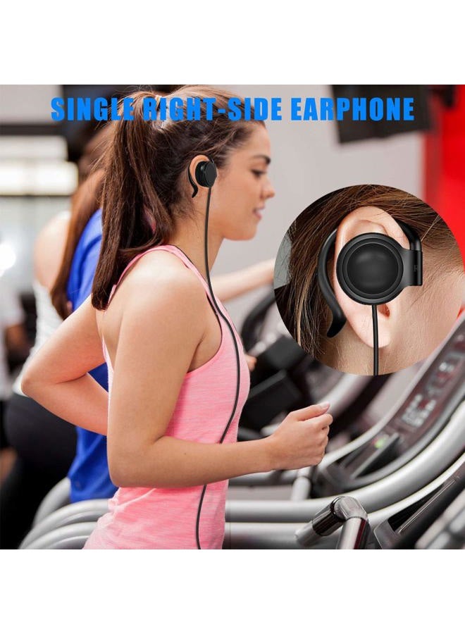 EXMAX 3.5mm Single Side Earphone Earbud One Ear Headphone for EXD-101 ATG-100T ELGT-470 Wireless Tour Guide System Receiver Touring Groups Radio Podcast Laptop MP3/4 Tablet PC Skype YouTube (Right) - Image 3