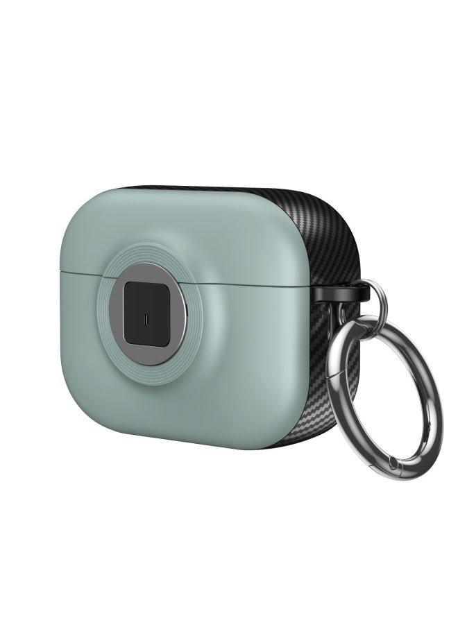 Generic - Airpodspro2 Earphone Set For Apple Headphone Lock Soft Shell Protective Shell 3 Generation Creative Earphone Case-Color:Light Blue-Applicable Models:Airpods Pro - Image 1