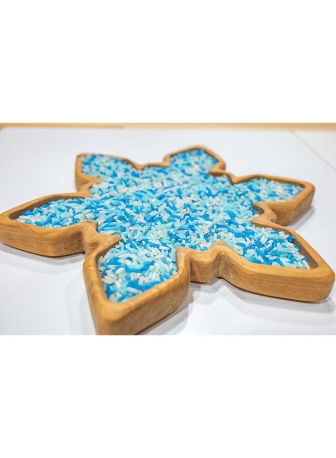 Sensory-N-Stuff Sensory Bin Filler for Sensory Table - Colored Rice for Sensory Play (Winter) - Image 2