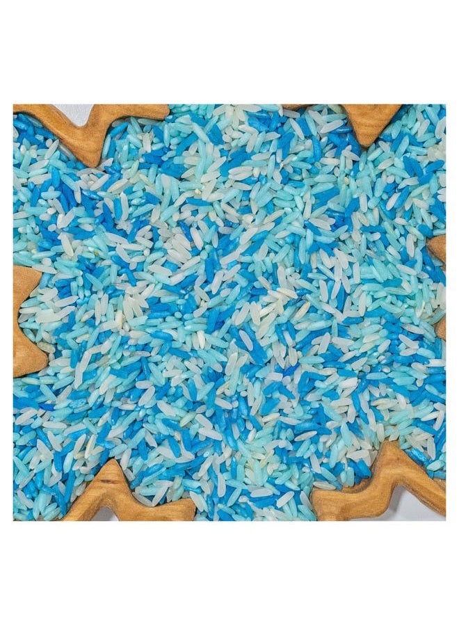 Sensory-N-Stuff Sensory Bin Filler for Sensory Table - Colored Rice for Sensory Play (Winter) - Image 1