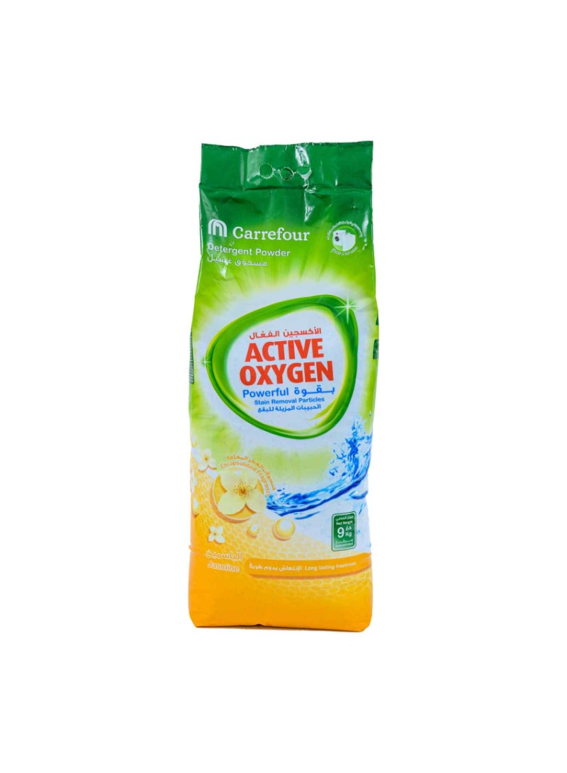 Carrefour Bio Top Load Jasmine Poly Bag Detergent Powder 9kg