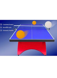 MAGIC VAULT 24pcs Ping Pong Balls | Durable ABS Training Table Tennis Balls | High-Performance Indoor/Outdoor Use | 40mm Size | Orange & White | DIY Crafts, Numeracy Teaching, Sports & Recreational Use  - Image 4