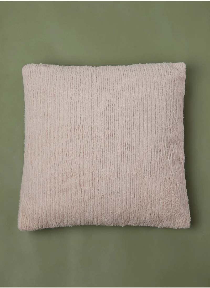 Noire Edit Plush Stripe Cushion With Insert 45 X 45Cm