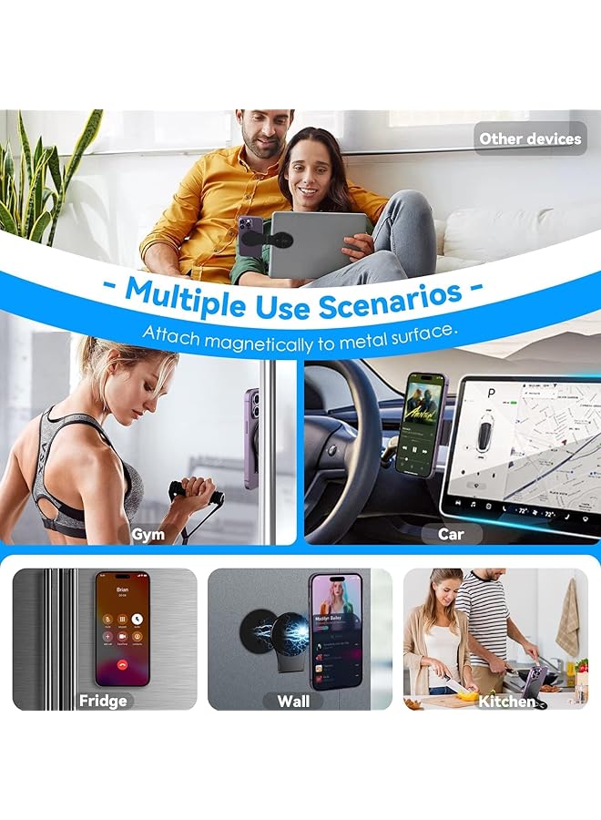 أوزيغالور حامل مغناطيسي للهاتف المحمول لأجهزة الكمبيوتر المحمولة، حامل هاتف قابل للتعديل، ملحقات السيارة - Image 4