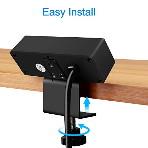CCCEI 3 Outlet Desk Clamp Power Strip with USB Ports, Desktop Power Strip Surge Protector 1200J. Table Mount Charging Power Station, on Edge Power Outlet 125V 12A 1500W. - Image 5