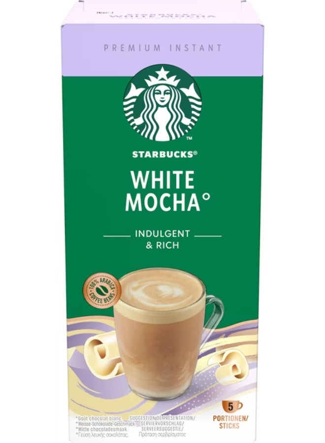 ستاربكس أكياس قهوة سريعة التحضير بنكهة الموكا البيضاء، 120 جرام، عبوة من 5 قطع - Image 2