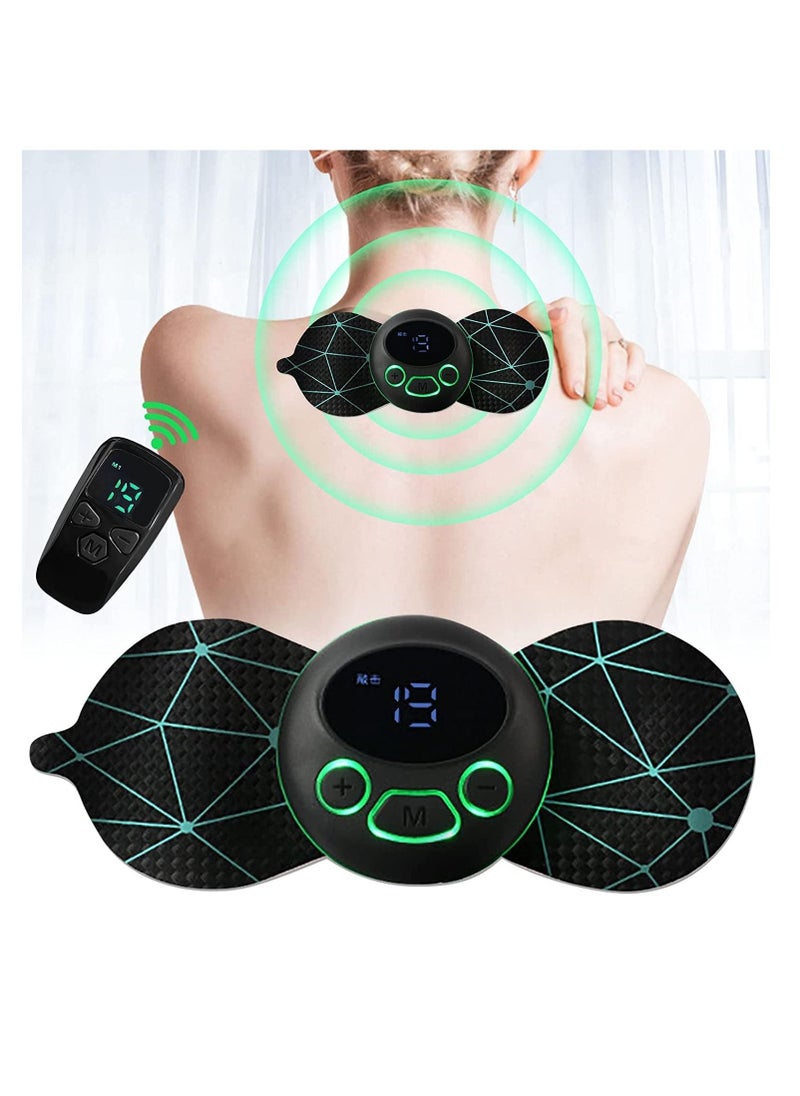 DMG TECH Electric Massagers, DMG Microcurrent EMS Massage Device, Portable Neck Massager for Pain Relief, Bioelectric Acupoints Massager Mat for Arms Neck Shoulder Back Waist Legs, 8 Modes 19 Levels Cordless  - Image 1