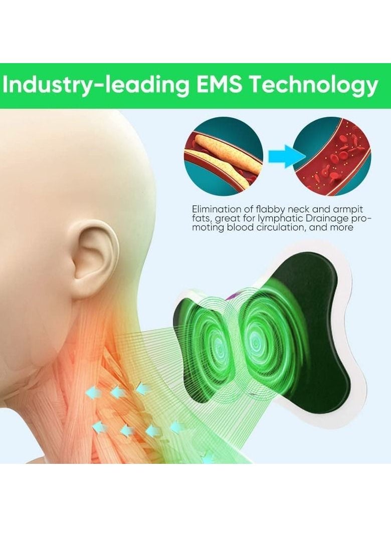 DMG TECH Electric Massagers, DMG Microcurrent EMS Massage Device, Portable Neck Massager for Pain Relief, Bioelectric Acupoints Massager Mat for Arms Neck Shoulder Back Waist Legs, 8 Modes 19 Levels Cordless  - Image 3