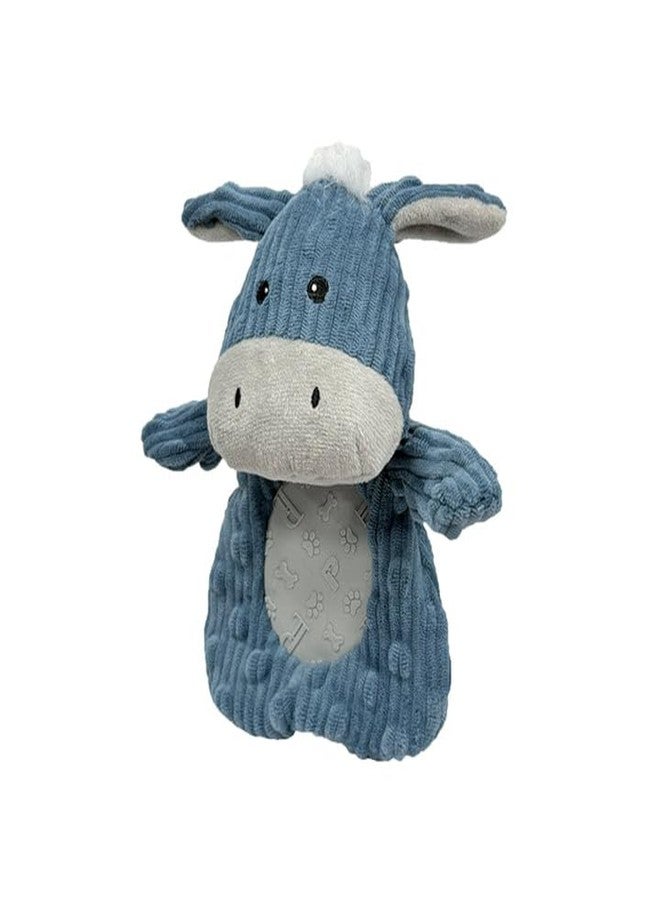Pet Lou Pocket Dotty Friends 3.0 - Donkey Dog Toy, 7-Inch, Gray - Image 2