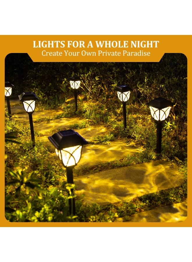 كيلا أضواء الممر الشمسي، 6 حزم LED أضواء الحديقة الشمسية في الهواء الطلق، أضواء الممر المقاومة للماء المزودة بالطاقة الشمسية للفناء، الباتيو، المناظر الطبيعية، الممر (أبيض دافئ) - Image 3