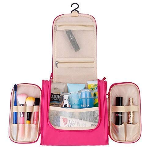 JEMICA Multifunctional Travel kit for toiletries for Women Travel Bag Extra Large Makeup Organizer Cosmetic case Household Makeup Organizer Bag for Travel Multi Color - Image 2