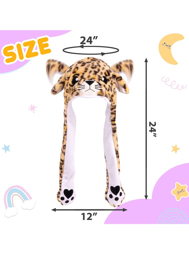 SYOSI Animal Hat Plush Ears Moving Jumping Dress Up Cosplay Party for Kids - Image 2