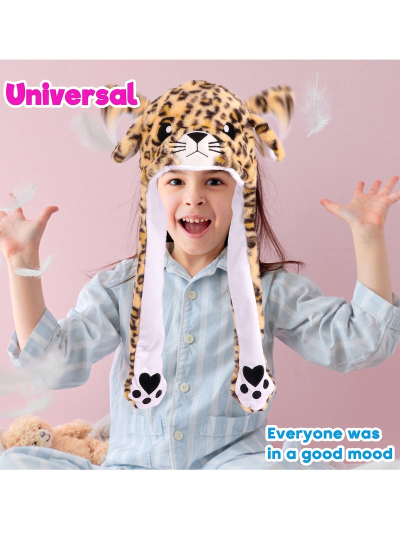 SYOSI Animal Hat Plush Ears Moving Jumping Dress Up Cosplay Party for Kids - Image 5