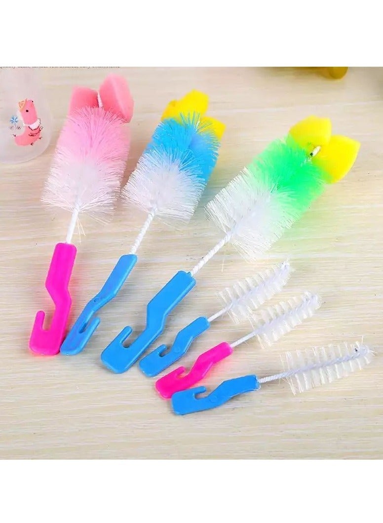 2-Piece Bottle Cleaning Set (Small + Large), Multi-Purpose Cleaning Brush Set - Image 1