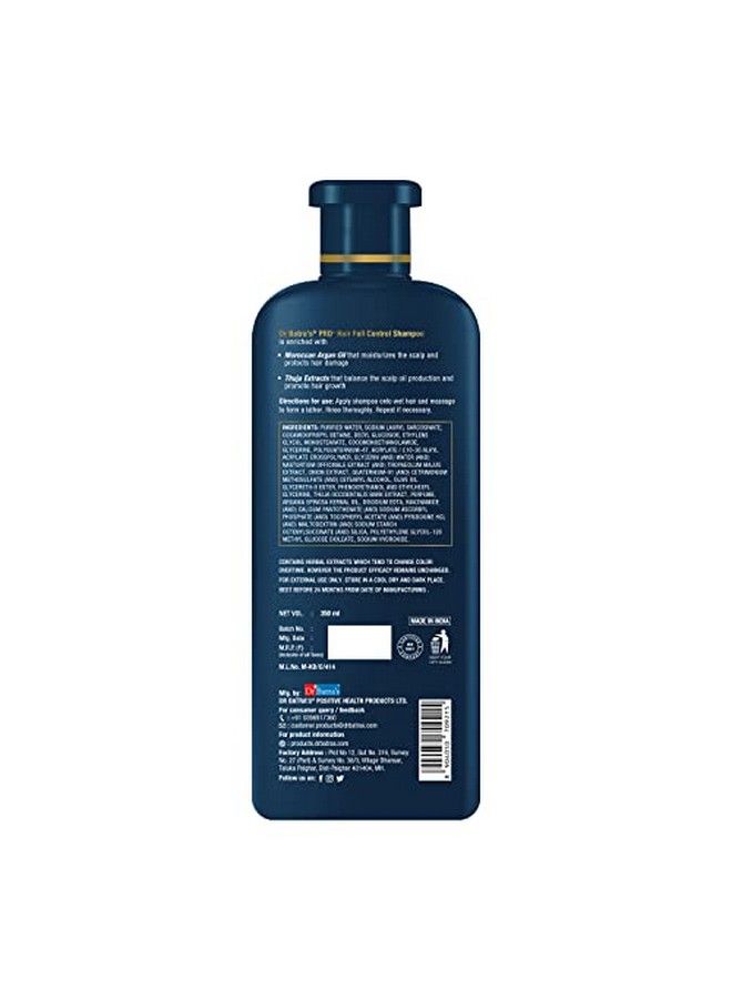 Dr Batra's Pro+ Hair Fall Control Shampoo (350 Ml) - Image 4