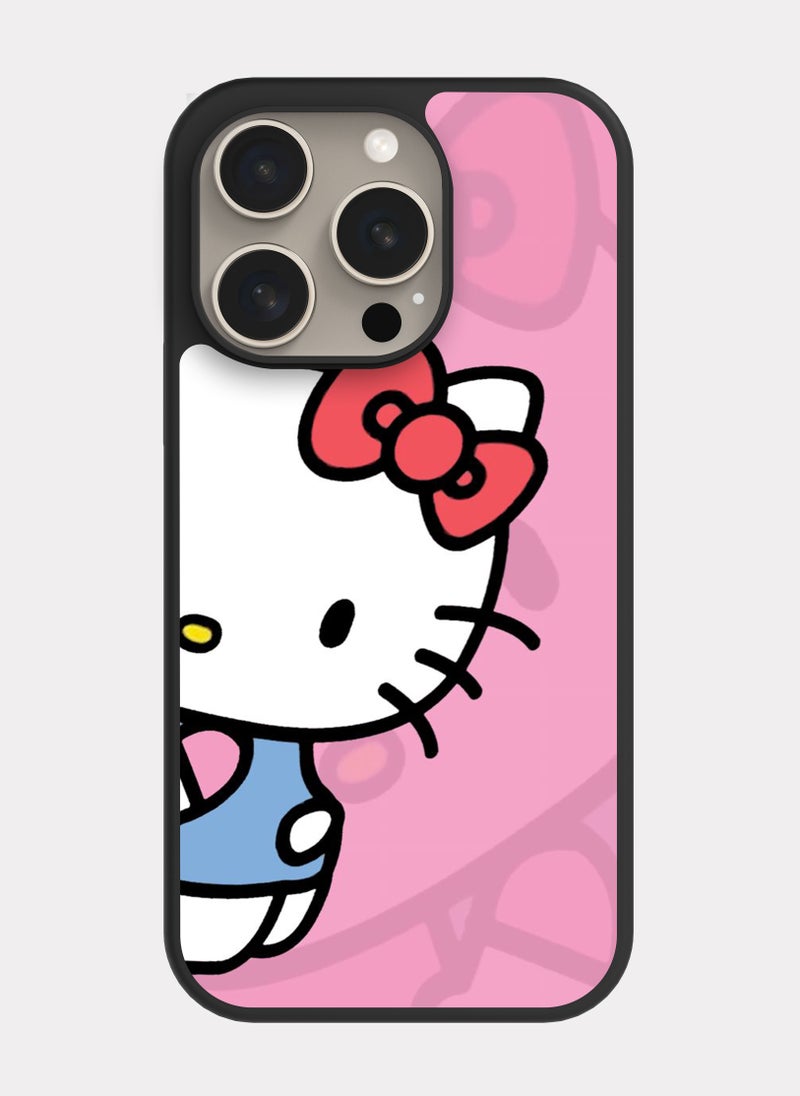 PXLAAT iPhone 15 Pro case cover Hello Kitty Rosa - Image 1