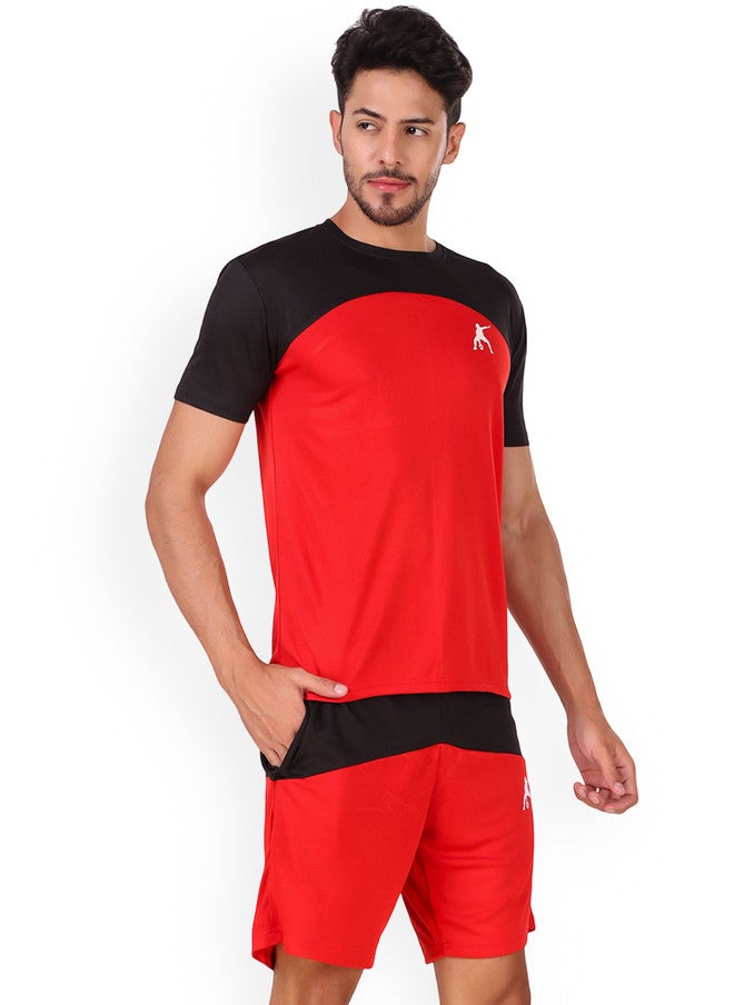 PREEN Round Neck T-Shirt With Shorts Co-Ords - Image 1