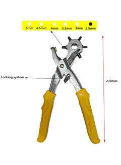 Inditrust Inditrust punch hand tool kit for Leather Craft BeltWatch BandsBags Dog Collars and etc hole tool 25mm5mm  - Image 2