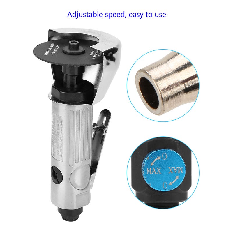 3in Adjustable Round High Speed Sanding Pad Air Cutter Pneumatic Cutting Machine - Image 3