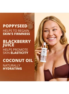 Skinny Tan Skinny Tan Tan and Tone Self Tanning Oil Spray - No Need to Rinse - Hydrating and Toning Self Tanner for Healthier Looking Skin - Blurs Appearance of Stretch Marks - Dark Self Tan - 4.9 oz  - Image 5