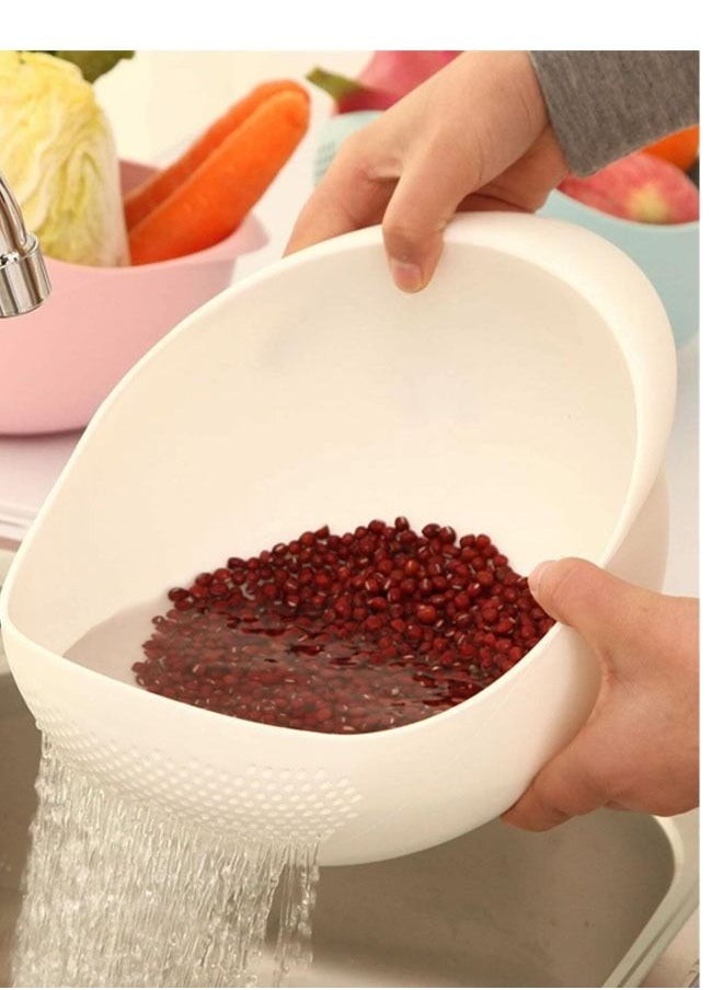 co arma - Half and Half strainer for washing rice and fruits - Image 1