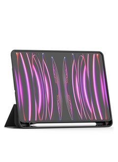 Terra iPad Terra Cover for Apple iPad 10.2/10.5/2017/2019/2020/2021 Air with Smart Pen Holder Slim Smart Cover with Fabric Stand Black  - Image 2