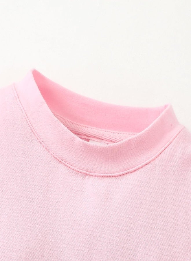 Magic Park 6M-14Y Baby Short Long Sleeve Tee Tops Toddler T-Shirt Kids Solid Color Shirts Boys Girls Casual Blouse (Long Tee Pink, 2-3 Years) - Image 3