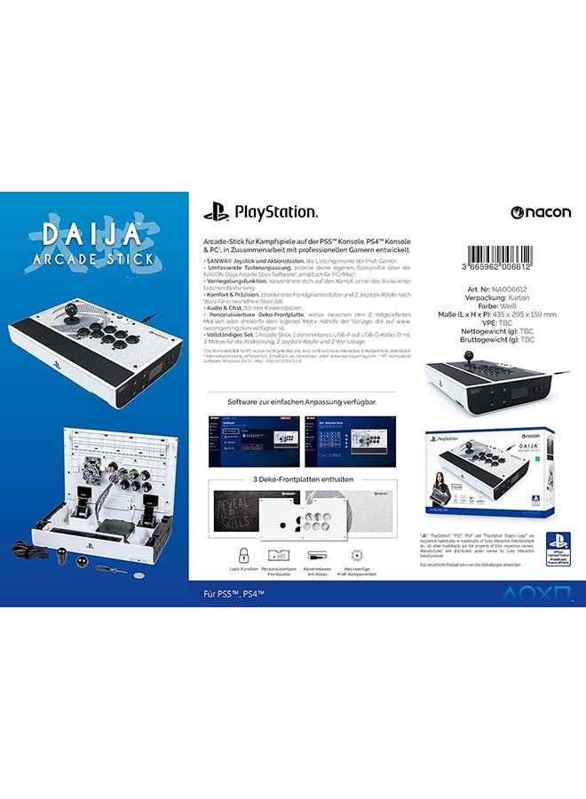 Nacon Daija Arcade Stick Playstation & PC Controller - Image 4