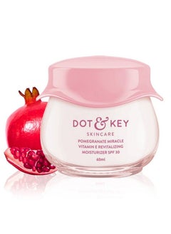 Dot & Key Pomegranate + Multipeptide Anti Ageing Moisturizer Spf 30; Reduces Fine Lines & Wrinkles| For Mature & Normal To Dry Skin; Vitamin E Infused Face Cream; Boosts Collagen; 48Hr Moisture 60Ml  - Image 2