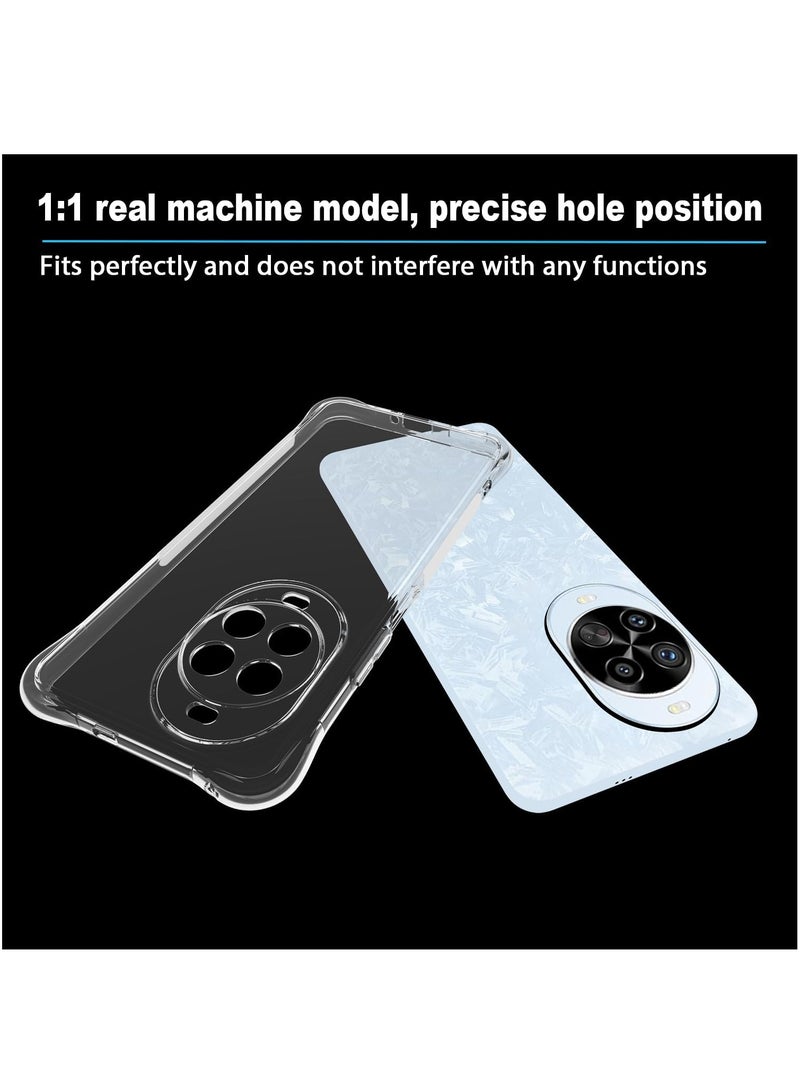 Fankalo حافظة هاتف لهواوي نوفا 14 برو شفافة للغاية رفيعة مضادة للخدش ومضادة للصدمات غطاء خلفي واقي من TPU - Image 4